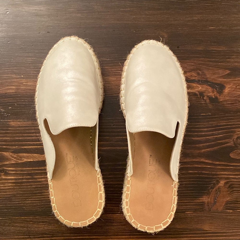 Silver slide ons